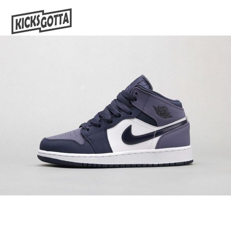 Air Jordan 1 Mid Obsidian Sanded Purple 36-46