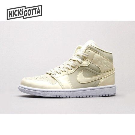 Air Jordan 1 MidGoose Feather Yellow 36-46