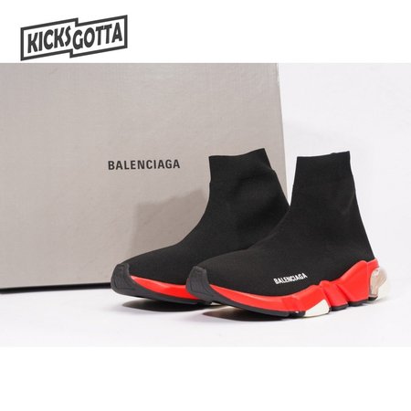 Balenciaga Speed LT SNEAKER Black Red Crystal SP36-45