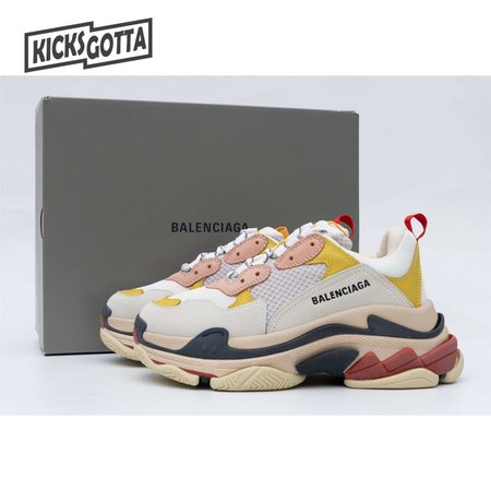 Balenciaga Triple S Cream Yellow Red (W) 35-39