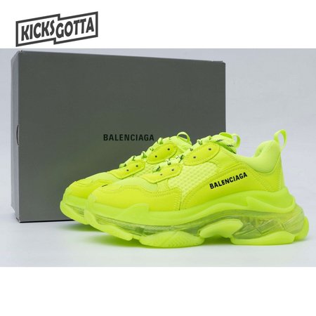 Balenciaga Triple S Clear Sole Fluo Yellow (W) 35-45