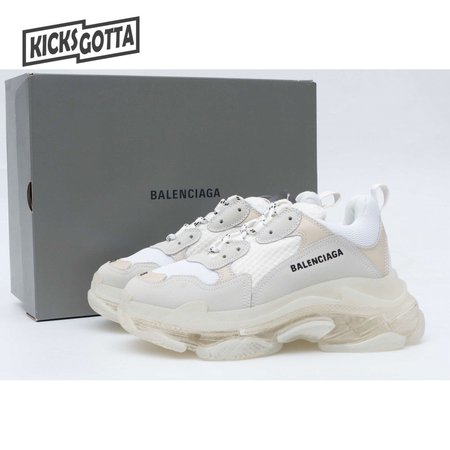 Balenciaga Triple S Clear Sole White 35-45