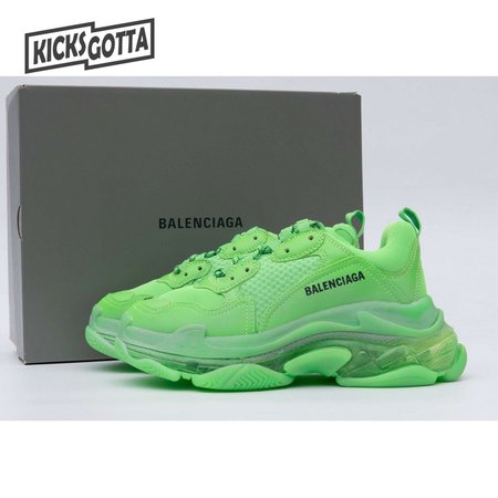 Balenciaga Triple S Neon Green Clear Sole (W) 35-45