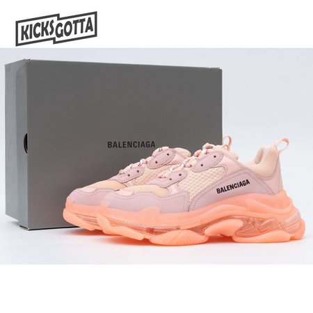 Balenciaga Triple S Orange Clear Sole 35-39