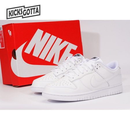 NK Dunk Low "Trple White" SIZE: 36-46