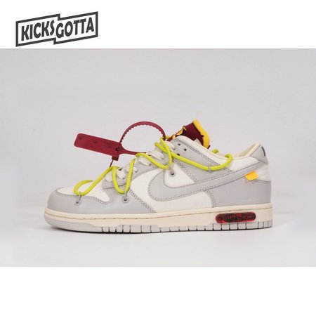 Off white x NK Dunk Low "THE 50" (NO.08) SIZE: 4-13