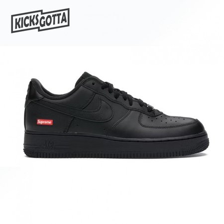 Nike Air Force 1 Low Supreme Black Size 36-47.5