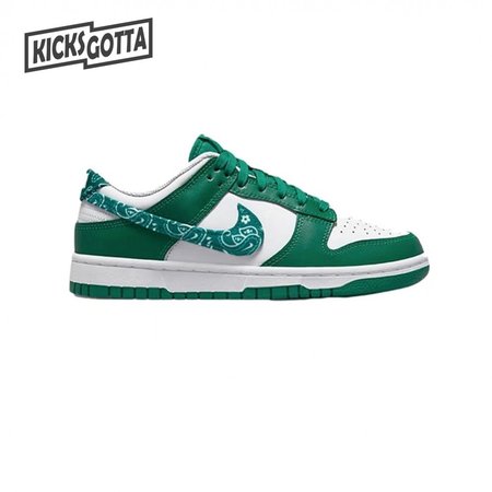 Nike Dunk Low Essential Paisley Pack Green Size 40-47.5