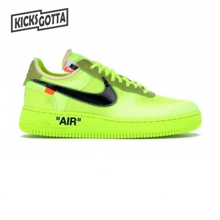 Off-White x Air Force 1 Low 'Volt' Size 36-46