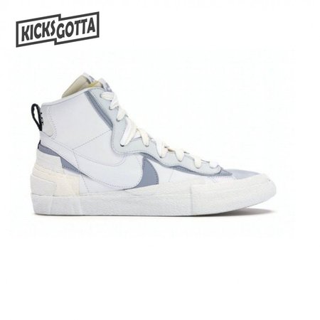 Sacai x Blazer Mid 'White Grey' Size 40-47.5