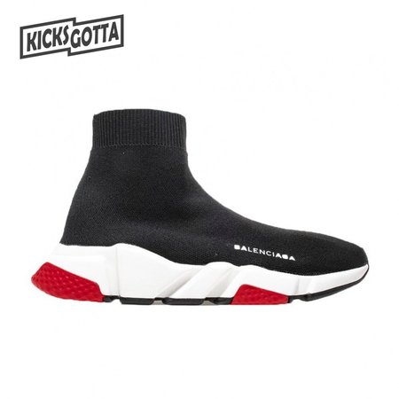 Balenciaga Speed Trainer Mid Black Red Size 36-46