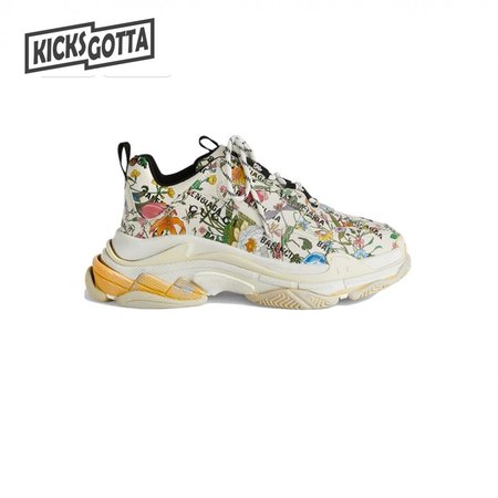 Gucci x Balenciaga The Hacker Project Triple S Flora Print Size 35-45