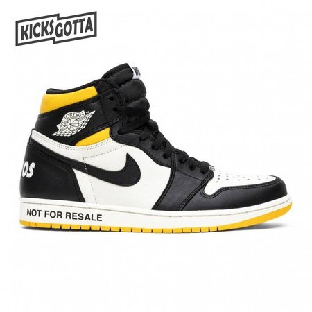 Jordan 1 Retro High "Not for Resale" Varsity Maize Size 40-47.5