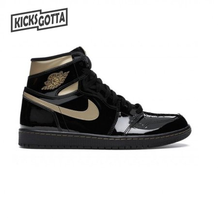 Jordan 1 Retro High Black Metallic Gold (2020) Size 36-47.5