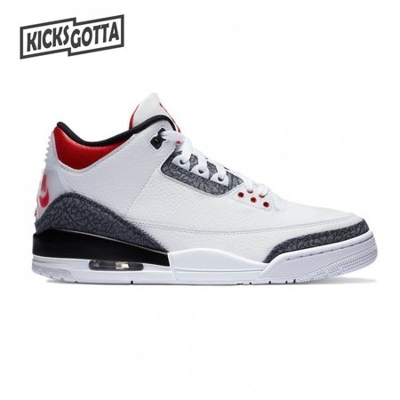 Air Jordan 3 Retro Denim SE 'Fire Red' Size 40-47.5