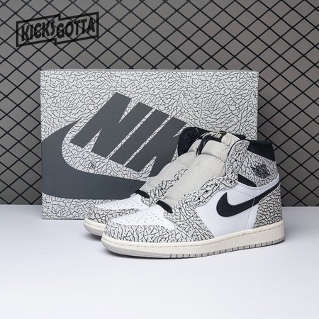 Jordan 1 Retro High OG White Cement DZ5485-052 Size 40-47.5