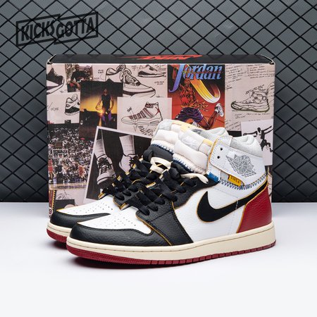 Jordan 1 Retro High Union Los Angeles Black Toe Size 36-47.5