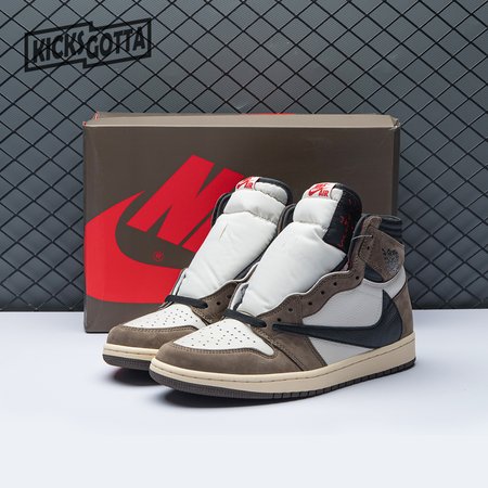 Travis Scott x Air Jordan 1 Retro High OG 'Mocha' Size 36-48.5