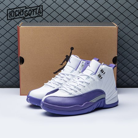 Air Jordan 12 White Purple Size 40-47.5