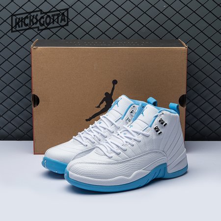 Jordan 12 Retro White University Blue (2004) (Women's) 308243-142 Size 40-47.5