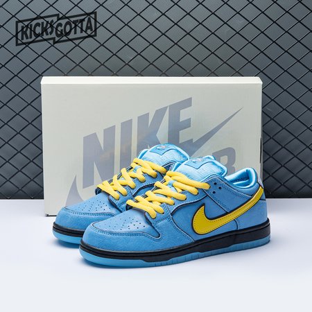 Nike SB Dunk Powerpuff Girls x Nike SB Dunk Low "Bubbles" Blue Chill FZ8320-400 Size 36-48