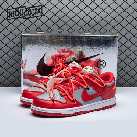 Off-White x Dunk Low 'University Red' Size 40-47.5