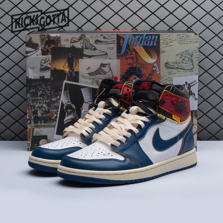 Jordan 1 Retro High Union Los Angeles Blue Toe Size 40-47.5