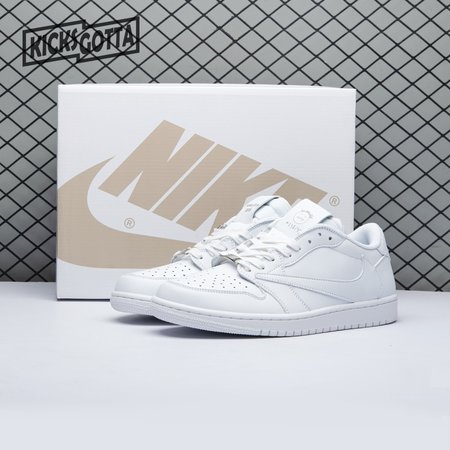 Travis Scott x Air Jordan 1 Low Triple White DM7866 292 Size 36-47.5